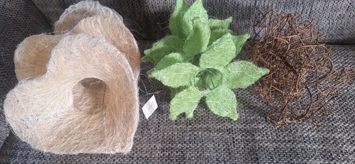 Sisalherz manschette deko - manschette, für